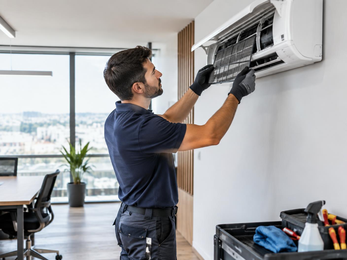 Manutenção preventiva de AC — exemplo demonstrativo